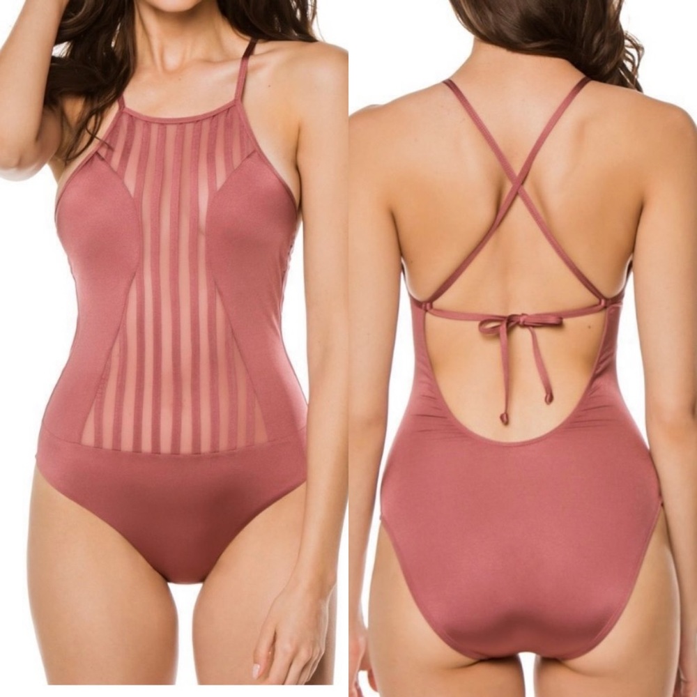 Brand new with tags Bcbgmazaria one piece swimsuit size 6